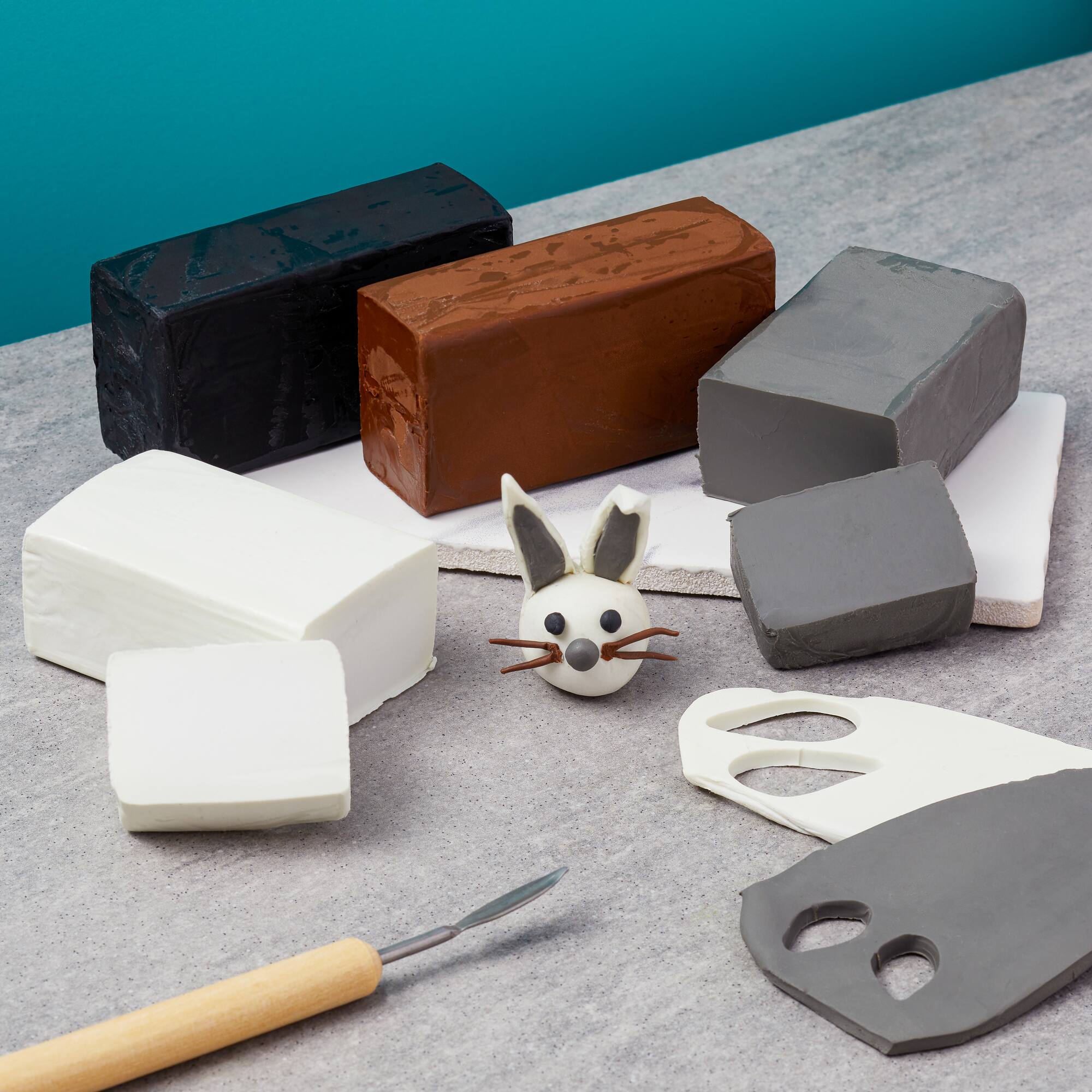 12 Pack: Neutral Plastalina Modeling Clay Set by Craft Smart®